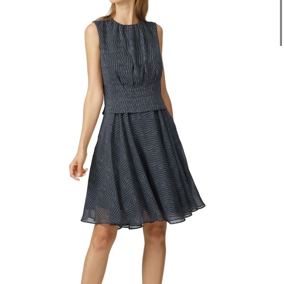 Derek Lam Collective Pintuck Front Dress Midi Dress sophisticated luxury size L - Picture 1 of 14